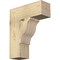 Ekena Millwork Funston Block Rough Sawn Bracket, Douglas Fir, 6"W x 18"D x 22"H BKT06X18X22FST05RDF - alternate 1